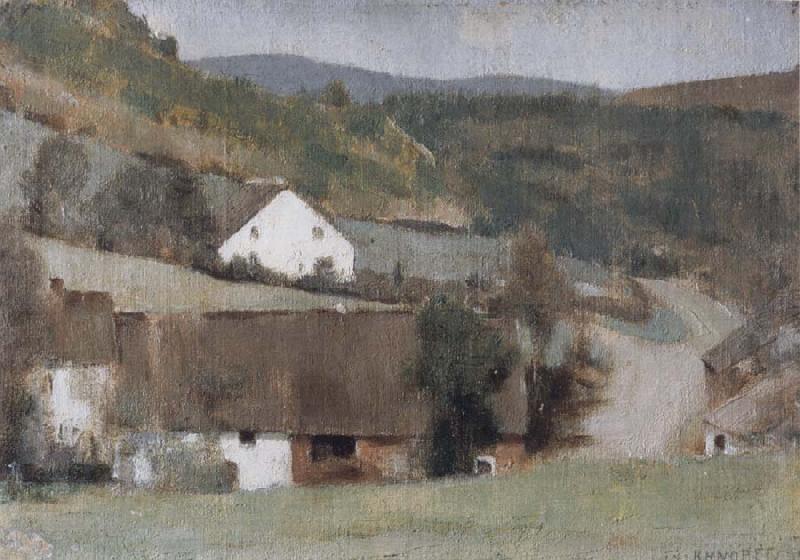 Fernand Khnopff In Fosset The Hamlet